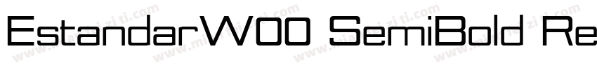 EstandarW00 SemiBold Regular字体转换